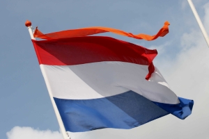 vlag met wimpel